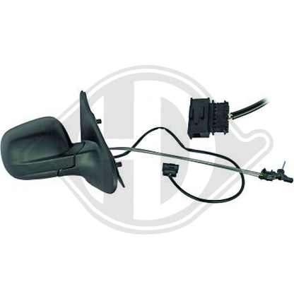 6K1 857 508 G 01C SPIEGEL RE. CORDOBA;IBIZA, 99-02     SCHWARZ;   2-PIN 7424024