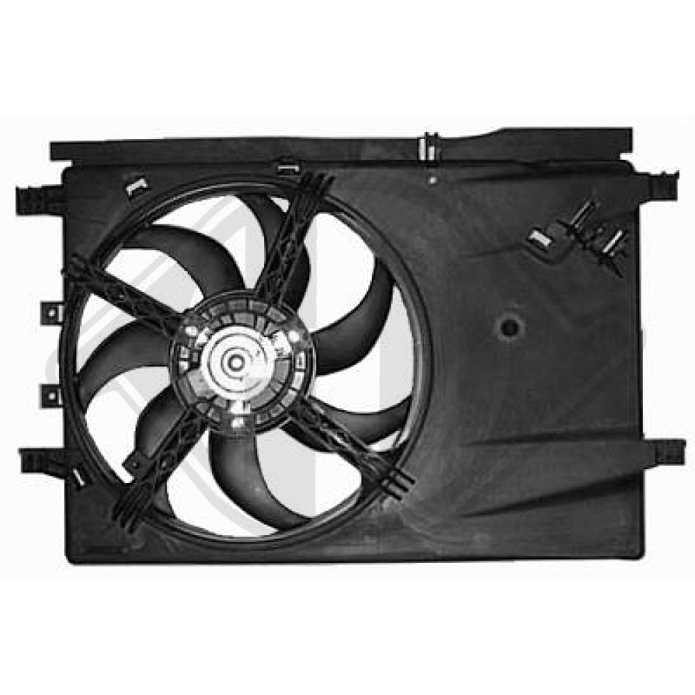 55700341 EL.LÜFTER    GRANDE PUNTO, 05->>                390mm 8345610