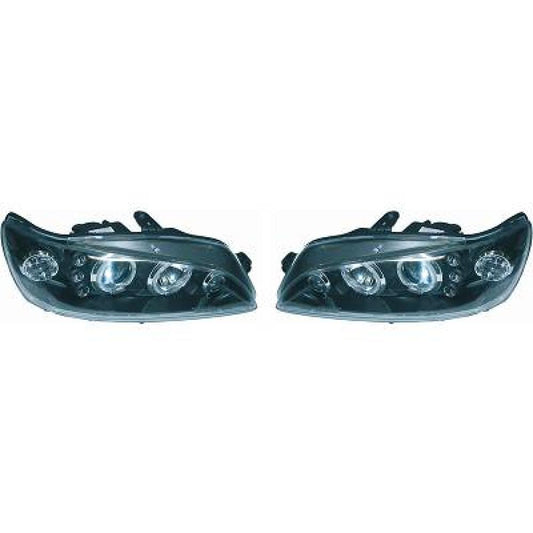 DESIGNSCHEINWERF. SET 306, 97-01     KLARGLAS/SCHWARZ 4233880