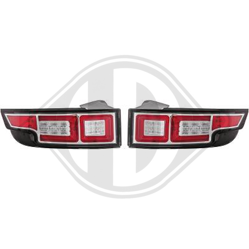 nan DESIGNRÜCKLAMP.SET EVOQUE, 12->>                  LED 7340495