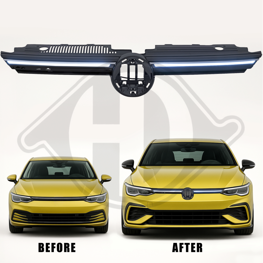 5H0853651N 041 SPORTGRILL+LED  VW GOLF 8, 20-24SCHW./CHROM GTD-LOOK, 2218042