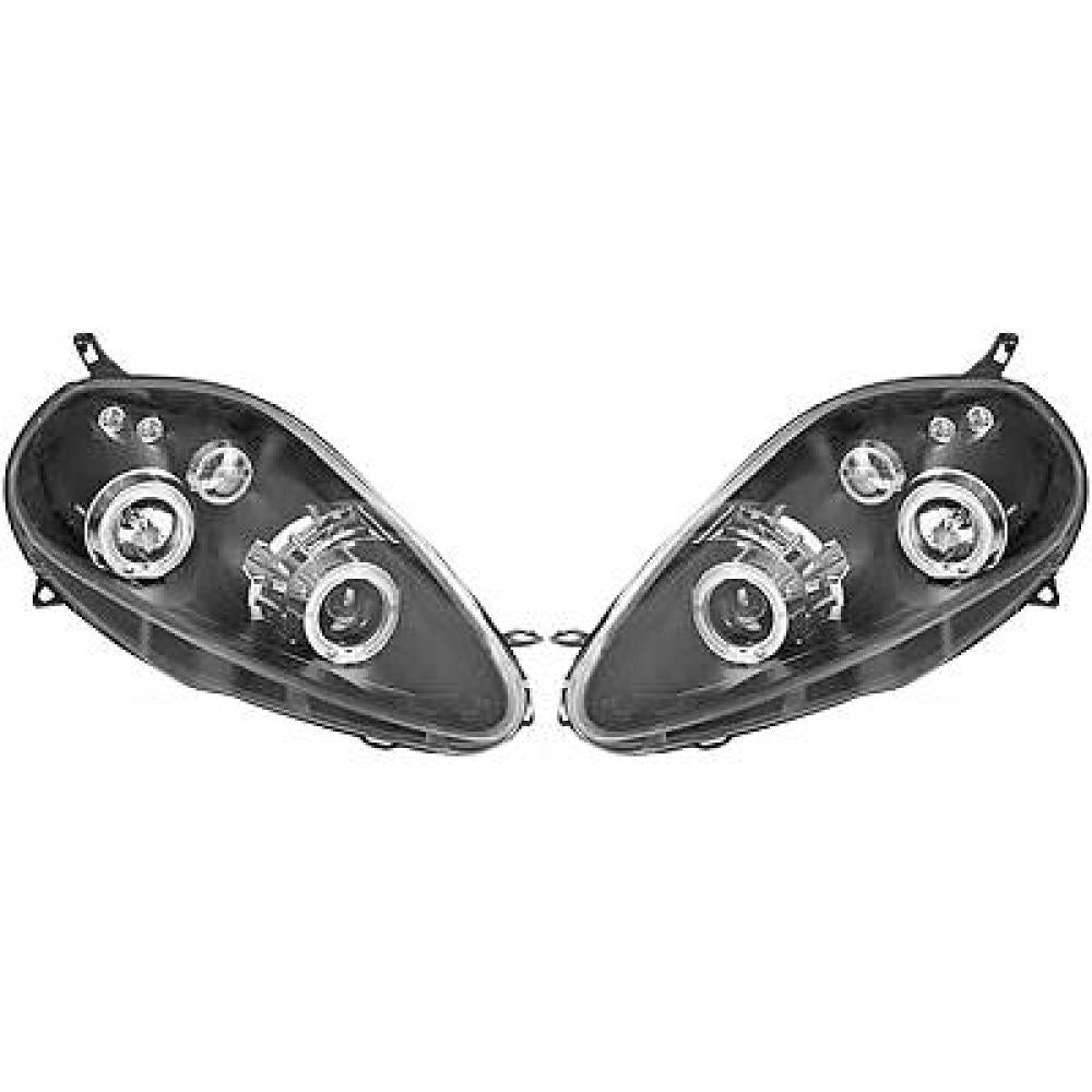 DESIGNSCH. SET    GR.PUNTO 05-10.08  KLARGLAS/SCHWARZ 3456380