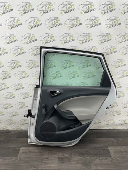 Türe Tür Hinten Rechts Seat Ibiza 6J IV Kombi Farbe LX7W Silber