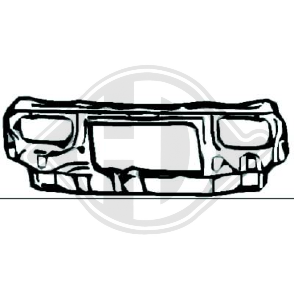 B037-53-100C FRONTMASKE      MAZDA 323, BJ. 80-85 5612002