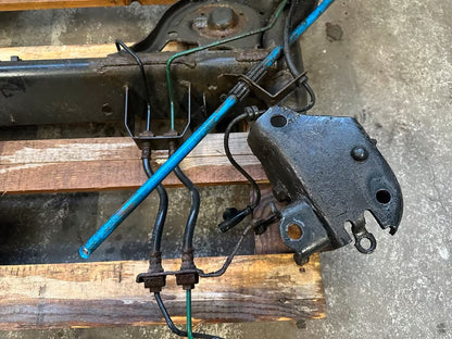 Renault Clio III 3 Hinterachse Achse Hinten ABS Trommel Original