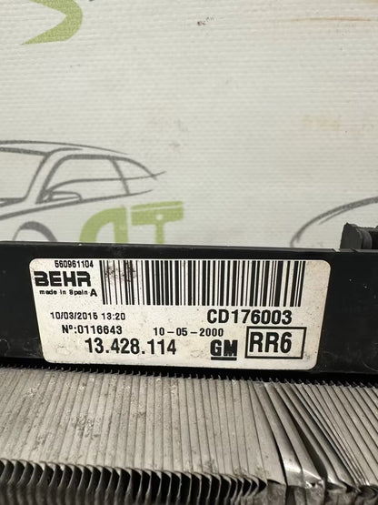 Opel Corsa E 1,2 1,4 Benzin Kühlerpaket Wasser Klima Lüfter