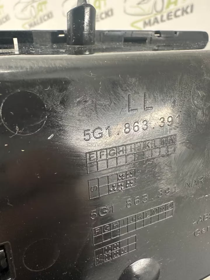 5G1863391 Aschenbecher für VW Golf VII