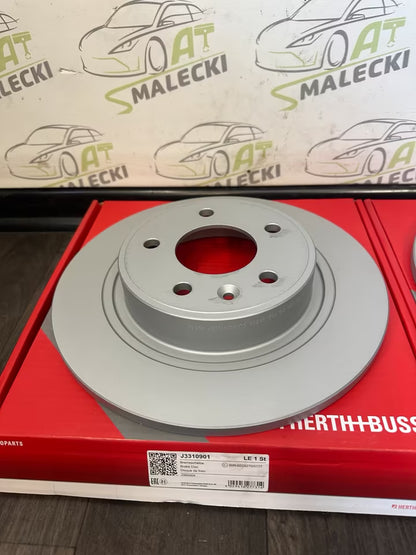2 Stück Neue Bremsscheiben Hinten für Opel Chevrolet Vauxhall