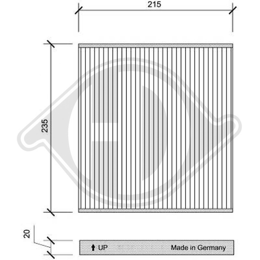 87139YZZ04 INNENRAUMFILTER  LEXUS LS (UCF20) DCI0138