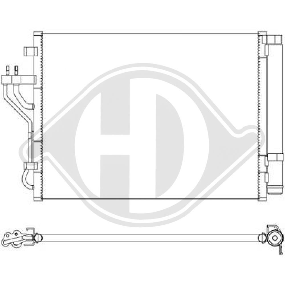 976062Y000 KONDENSATOR HYUNDAI IX35 08/2009 DCC1915