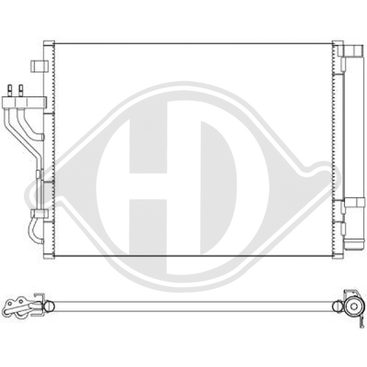 976062Y000 KONDENSATOR HYUNDAI IX35 08/2009 DCC1915