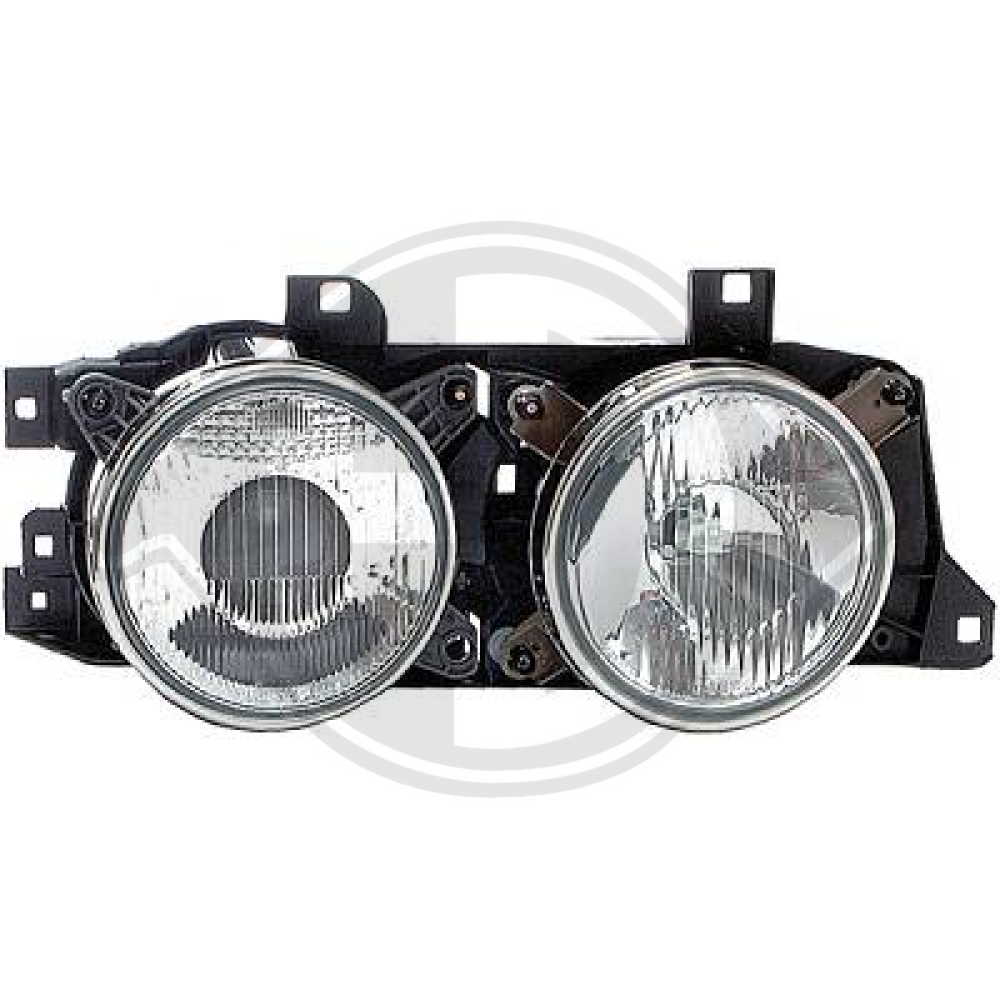 63121390290 SCHEINWERFER RE.  BMW E34, 88-95         LINSENOPTIK, 1222180
