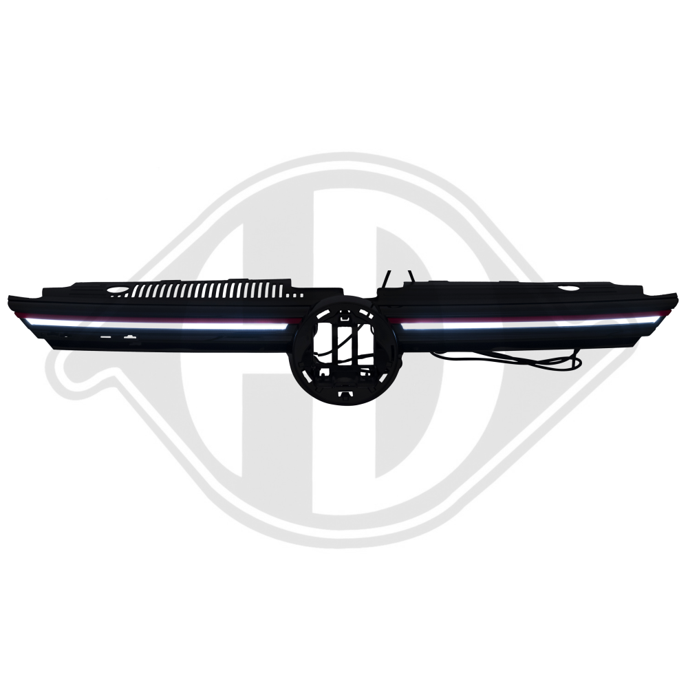 5H0853651N 041 SPORTGRILL+LED  VW GOLF 8, 20-24  SCHW./ROT GTI-LOOK, 2218041