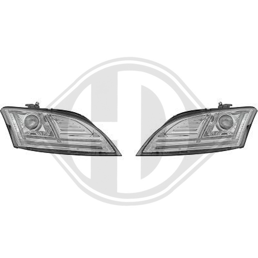 nan DESIGNSCHEINWERFER SET TT, BJ. 10-14       KLARGLAS/CHROM 1041685