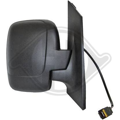 8153N7 SPIEGEL RE.  JUMPY; SCUDO, 07-16      SCHWARZ;  9-PIN 3497224