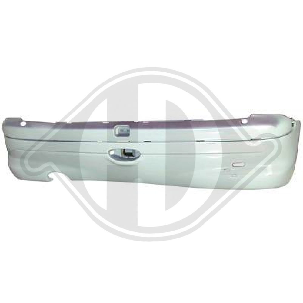 7410L4 Stoßstange hinten für PEUGEOT 206 Schrägheck (2A/C) 98->>                GRUND 4225056