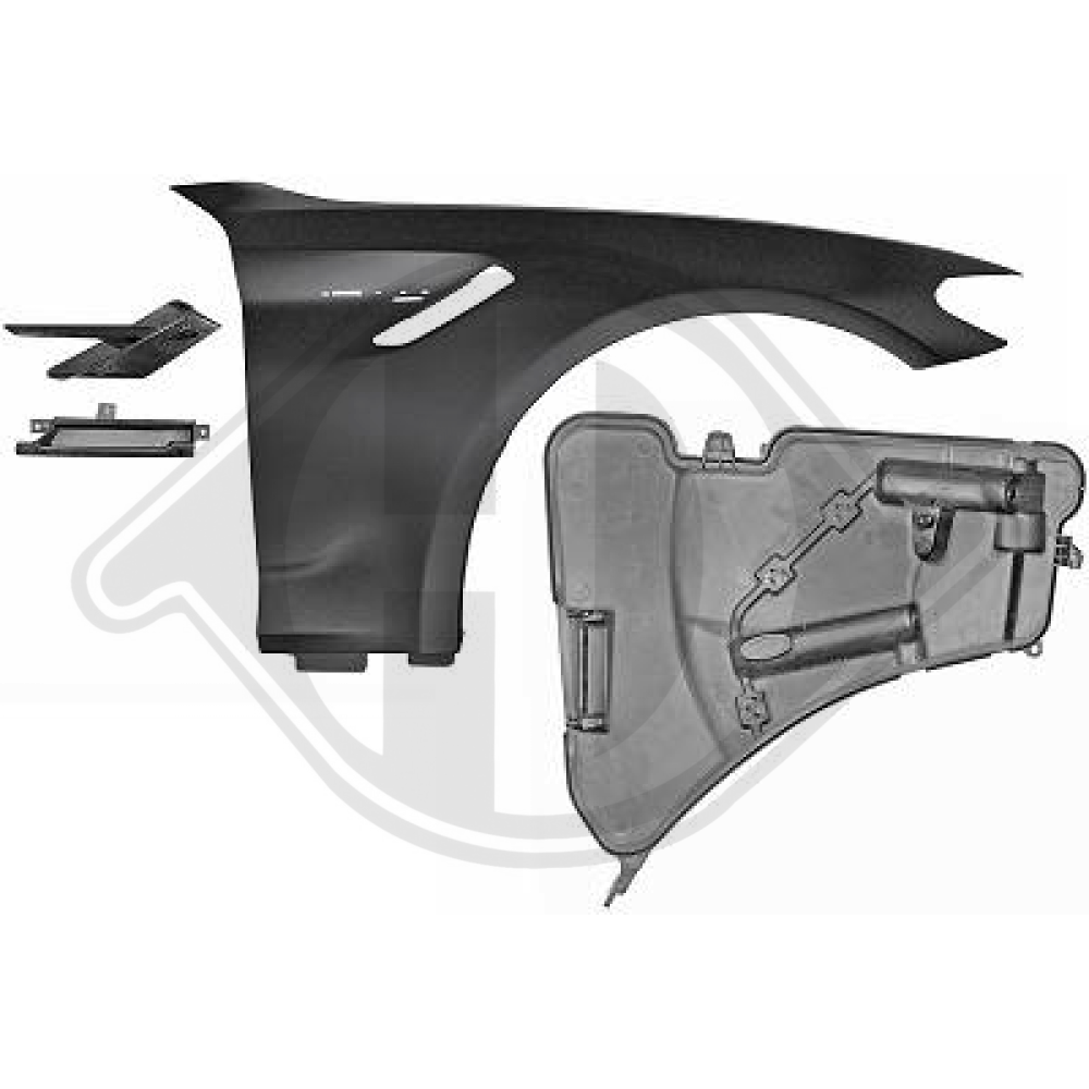 41007443688 KOTFLÜGEL RE.     BMW G30, BJ. 17->>          SPORT-OPTIK 1226406