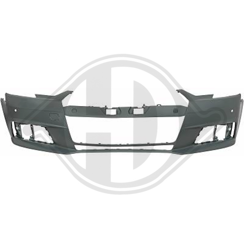 8W0 807 065A GRU STOßSTANGE VORN   AUDI A4, 15-10.18  FÜR PDC(2 LÖCH.) 1020054