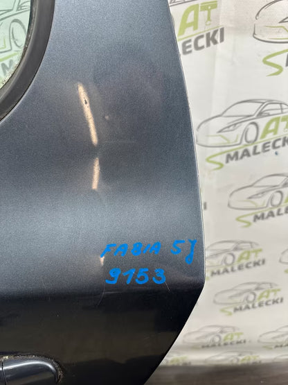 Türe Tür Hinten Links Skoda Fabia 5J Modell Farbe 9153 Grau