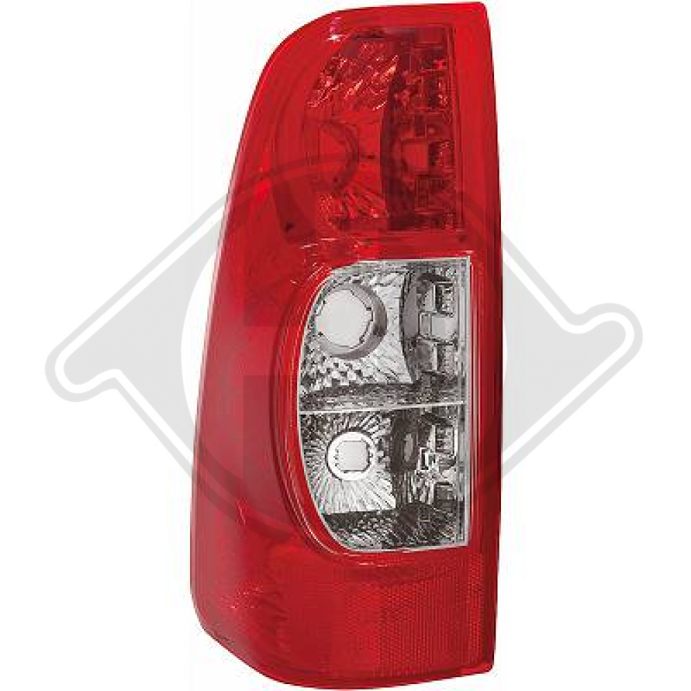 8973746662 RÜCKLEUCHTE LI.     D-MAX, 06-12             ROT-WEIß 5403891