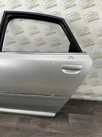 Türe Tür Hinten Links Audi A8 D3 4E Modelle Farbe LY7W Silber