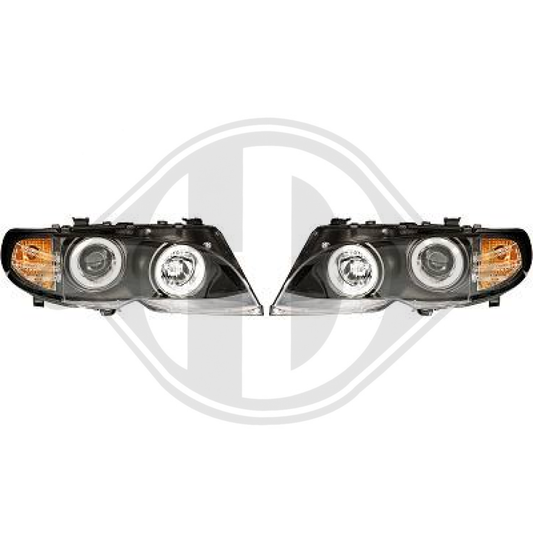 nan DESIGNSCHEINWERF.SET  E46, 01-05  H7+H1+MOTOR FÜR LWR 1215586