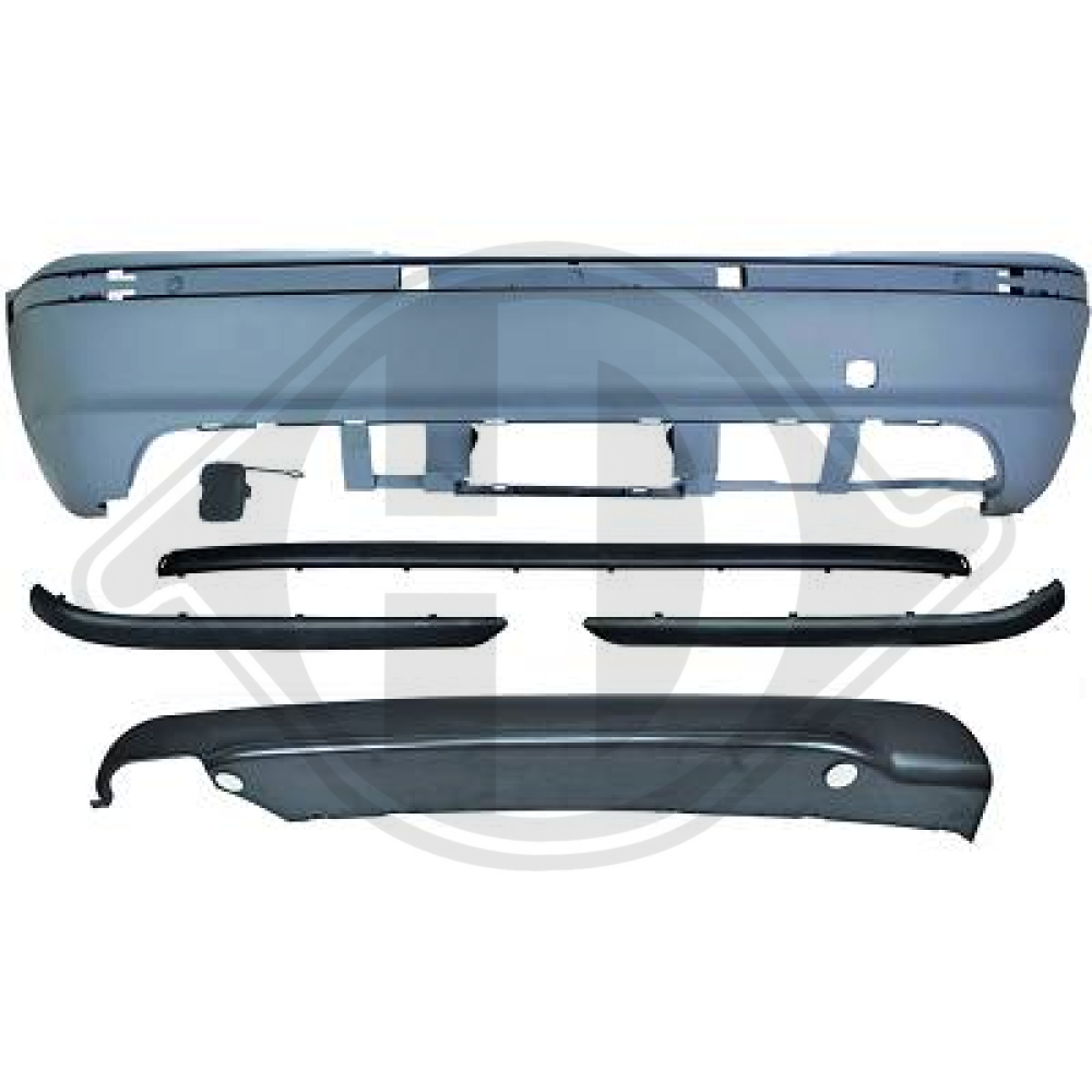 DESIGNSTOßSTANGE HINT.E46, 98-05   LIMOUSINE OHNE PDC 1215455