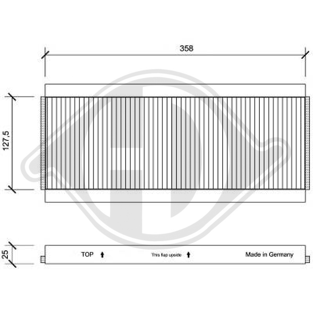 1353267 INNENRAUMFILTER  FORD Transit DCI0059