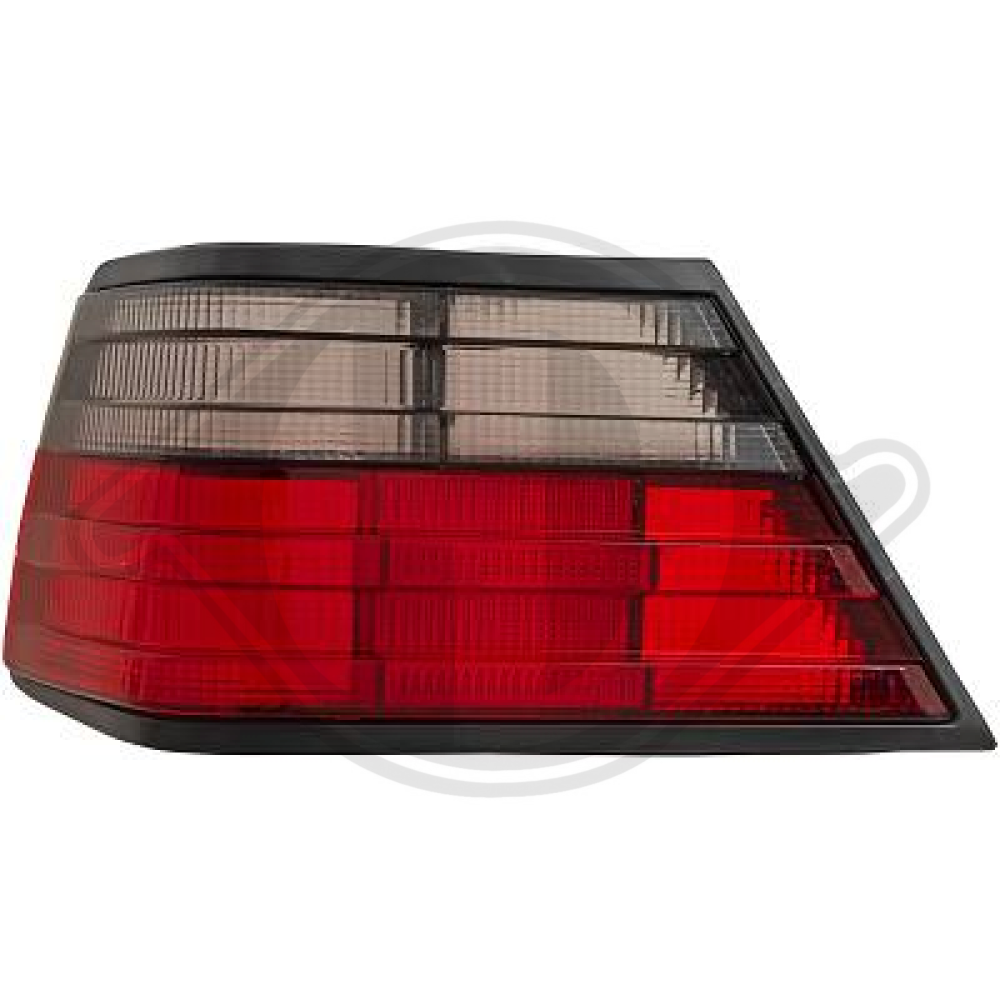 A1248203366 RÜCKLEUCHTENGLAS LI. W124, 85-95             GRAU-ROT 1613097