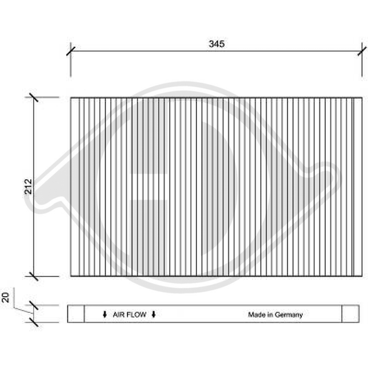 4A1820367 INNENRAUMFILTER  AUDI A6 DCI0028