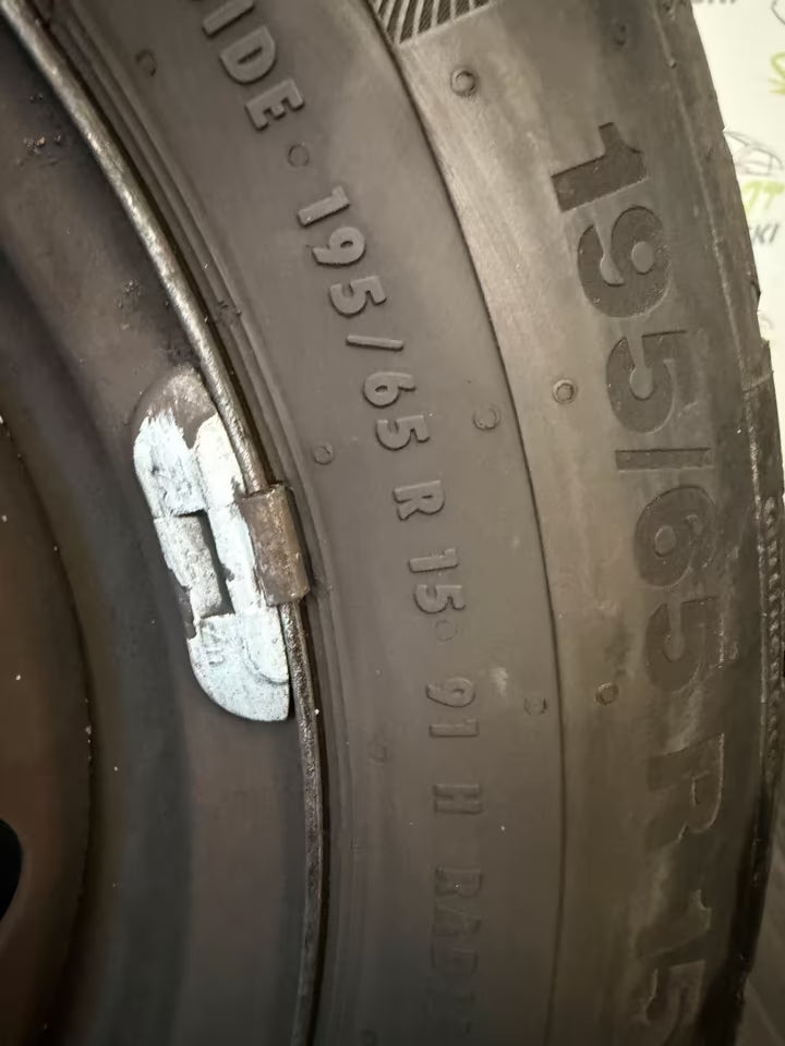Kompletträder Sommerräder Stahlfelgen 5x112 195/65 R15 conti