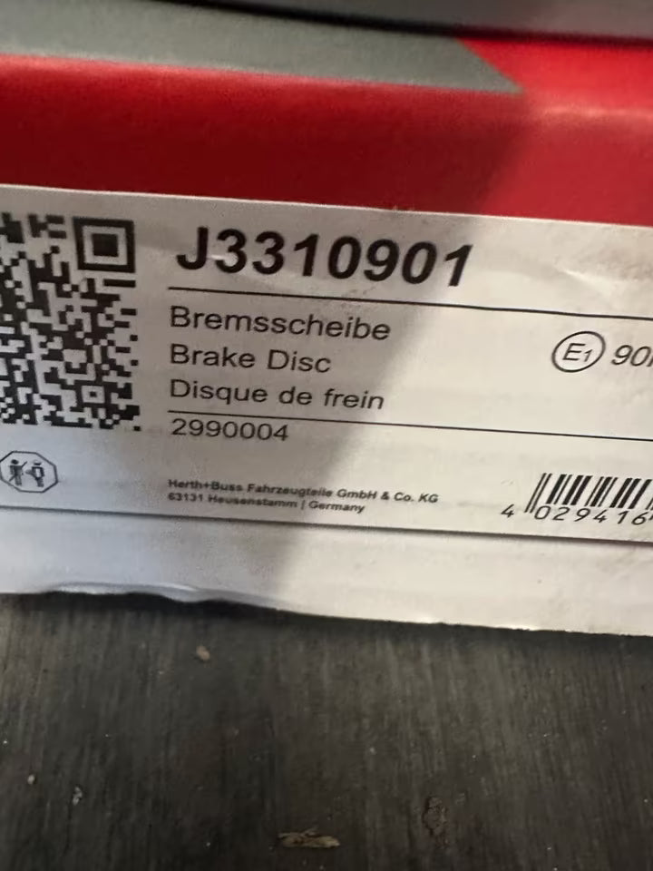 2 Stück Neue Bremsscheiben Hinten für Opel Chevrolet Vauxhall