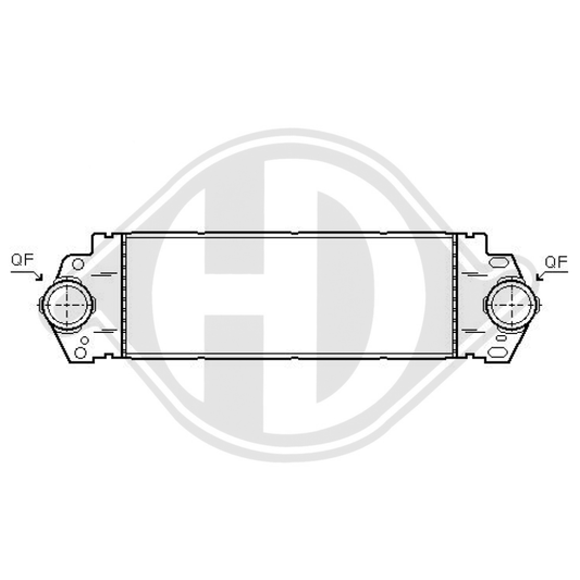 7E0145804B LADELUFTKÜHLER VW TRANSPORTER T5 2003-> DCA1076