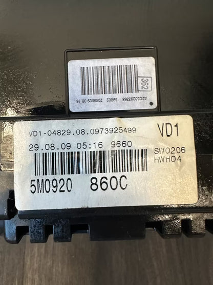 5M0920860C Kombiinstrument Tacho VW Golf V Plus