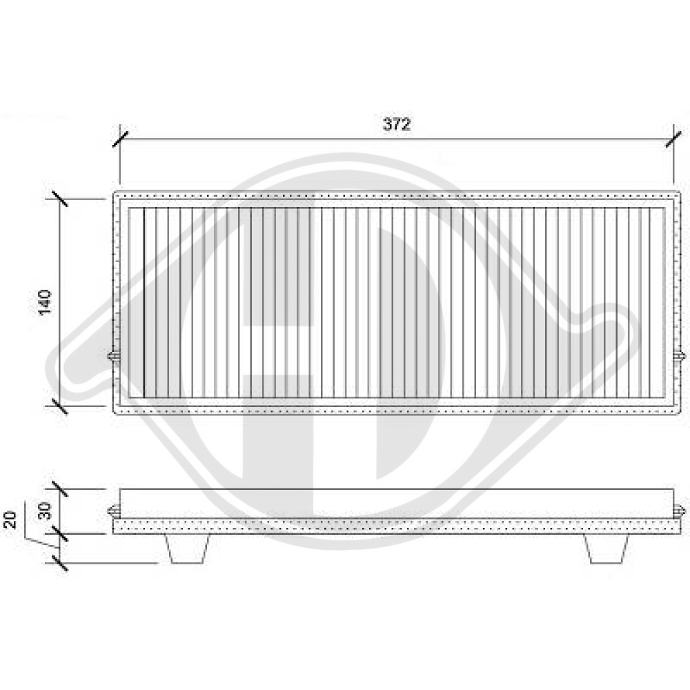 7701056389 INNENRAUMFILTER  RENAULT Espace IV  11.02->> DCI1117
