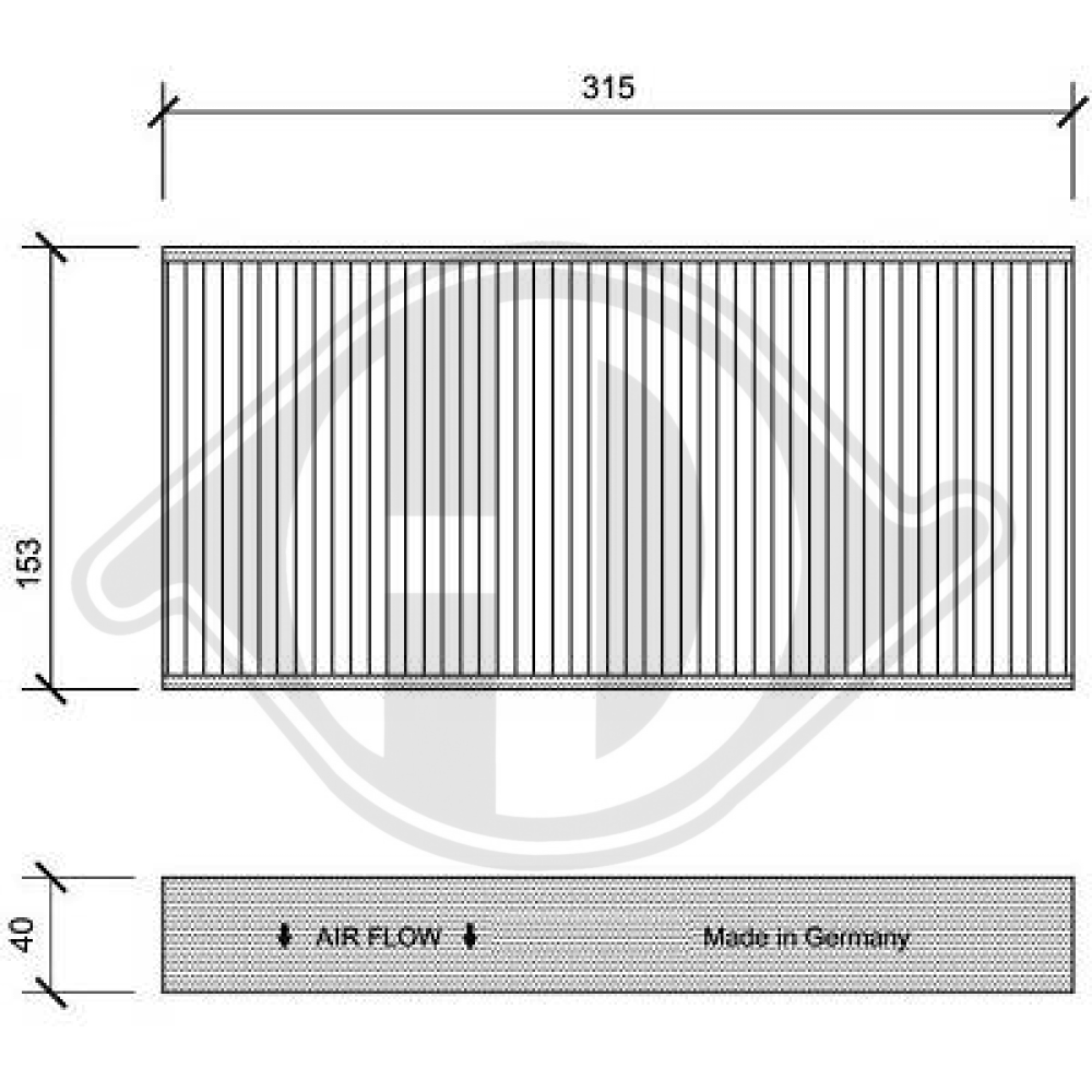 6441EJ INNENRAUMFILTER  CITROEN C5 II/C6 DCI1112