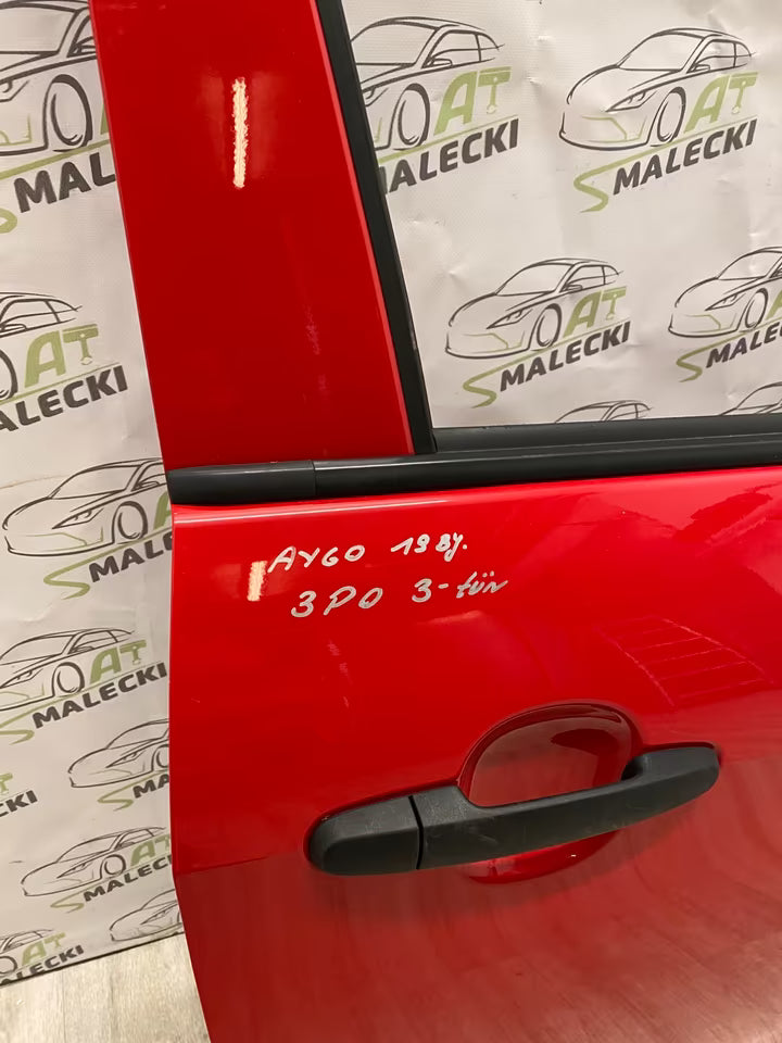 Türe Tür Rechts Toyota Aygo 2019 Bj 3-Tür Farbe 3P0