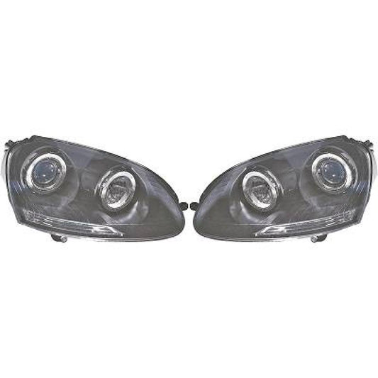 DESIGNSCHEINWF.SET GOLF 5, 03->>     KLARGLAS/SCHWARZ 2214780