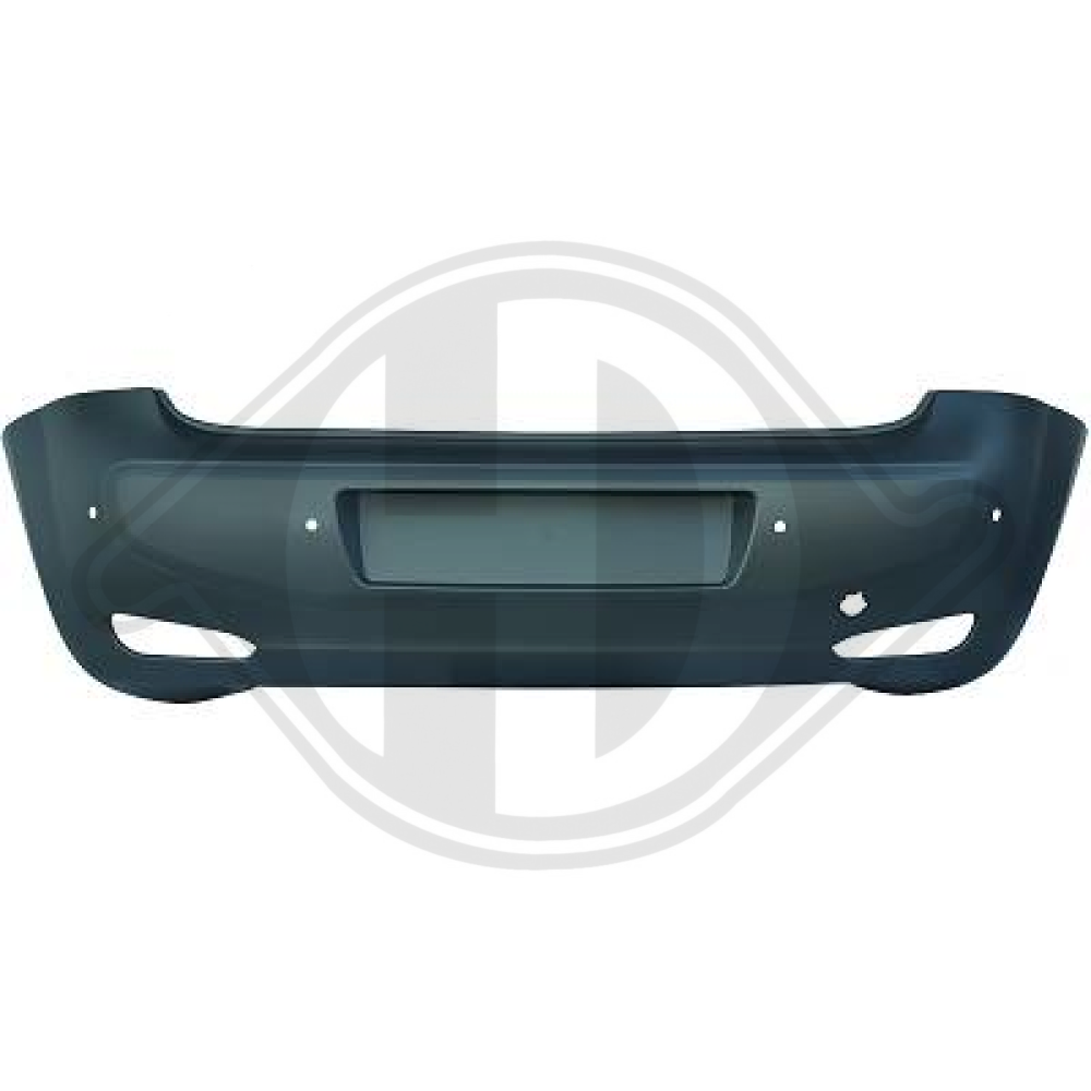 6000631446 STOßSTANGE HI. FIAT PUNTO, 12-16           LACKIERBAR 3457156
