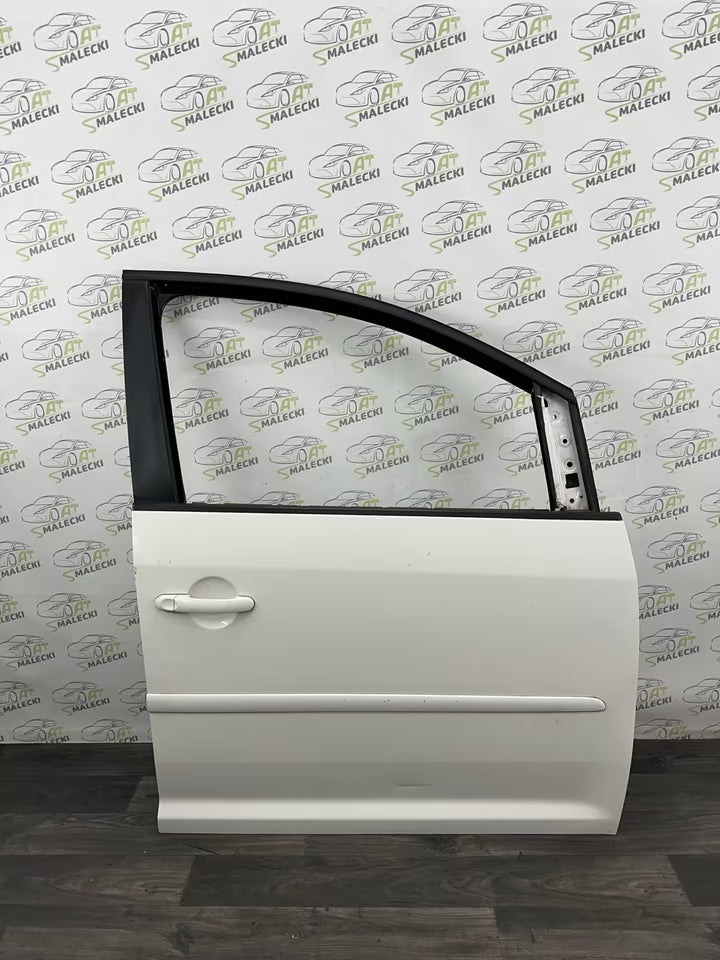 Türe Tür Vorne Rechts Vw Touran 1T 03-15Bj Farbe LB9A Weiß