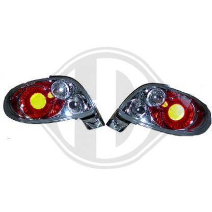 nan DESIGNRÜCKLAMP.SET 206 CC, 98-05         KLARGL/CHROM 4225395