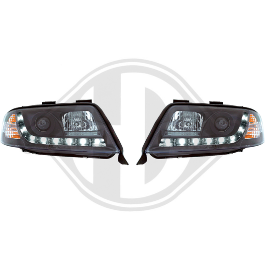 nan DESIGNSCHEINW.SET AUDI A6, BJ. 97-09.99  KLARGLAS/SCHWARZ 1024886