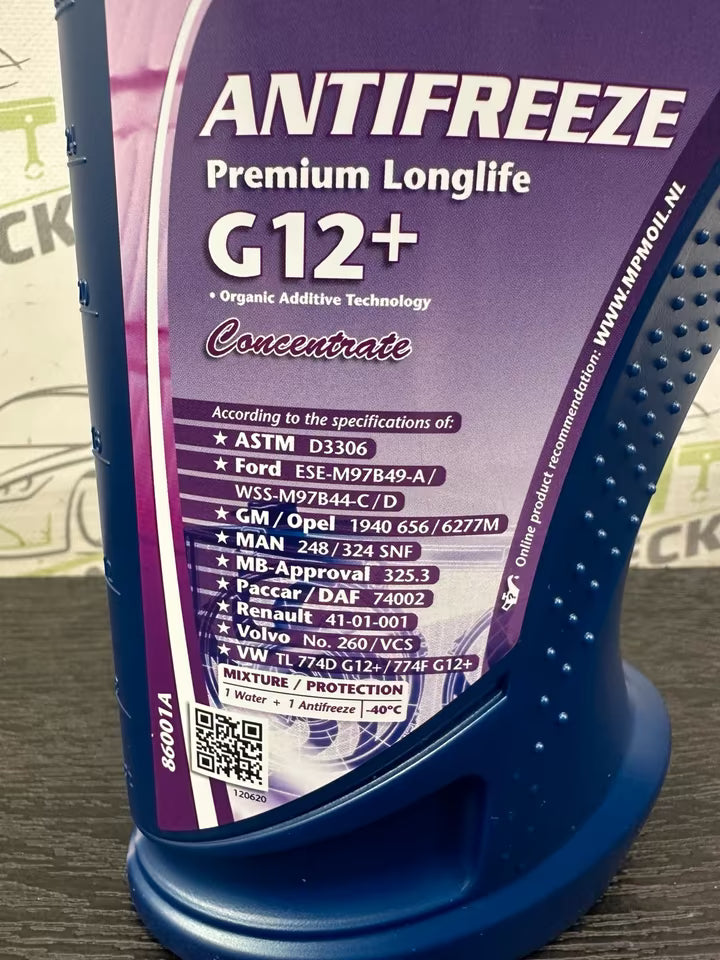 1L MPM Antifreeze Premium Longlife G12+ Konzentrat 86001A