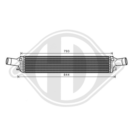 8K0145805AC LADELUFTKÜHLER AUDI  A4  IV 2.7 TDI * 06/ DCA1088