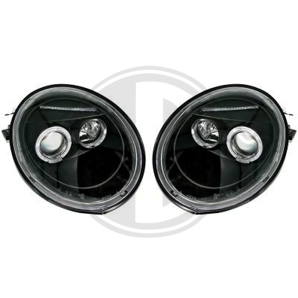 DESIGNSCHEINW.SET  BEETLE, 98-05     KLARGLAS/SCHWARZ 2265480