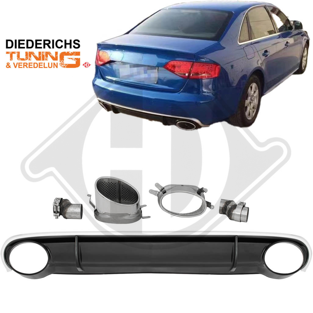 DIFFUSOR STOßST. HI.   A4; 07-11     RENNSPORT-OPTIK, 1018257