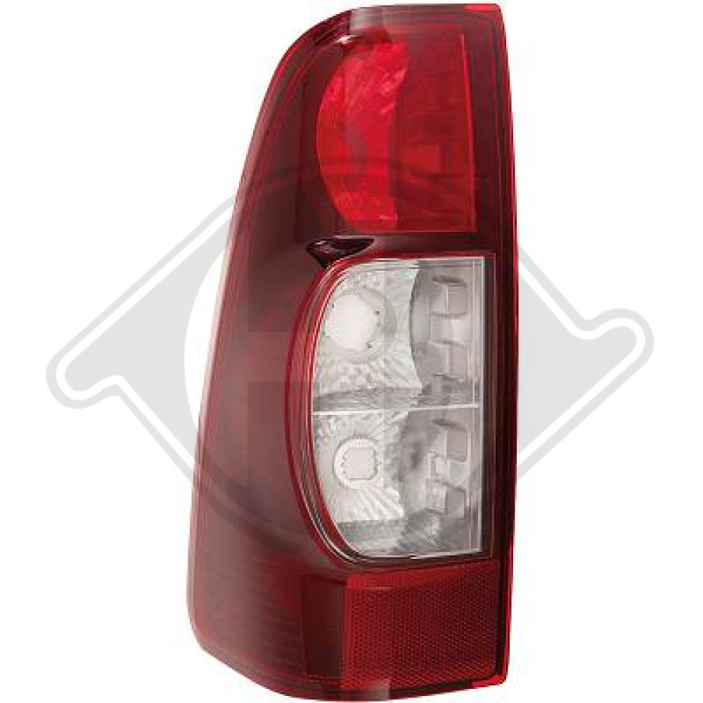 8973756072 RÜCKLEUCHTE LI.     D-MAX, 06-12       DUNKELROT-WEIß 5403893