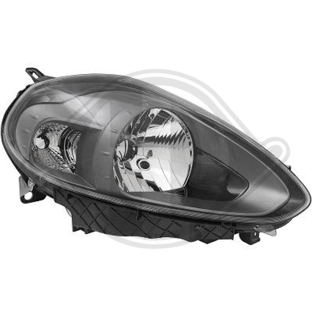 51855639 SCHEINWERFER RE.PUNTO EVO, 09-16           ANTHRAZIT, 3457982