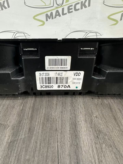 3C8920870A speedometer instrument cluster VW Passat CC 2.0 TDI 120000km