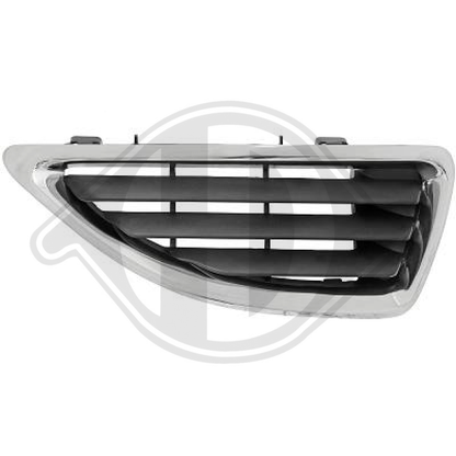 7700428964 GRILL RE.          MEGANE, für 99-02      MIT CHROMRAHMEN 4463042